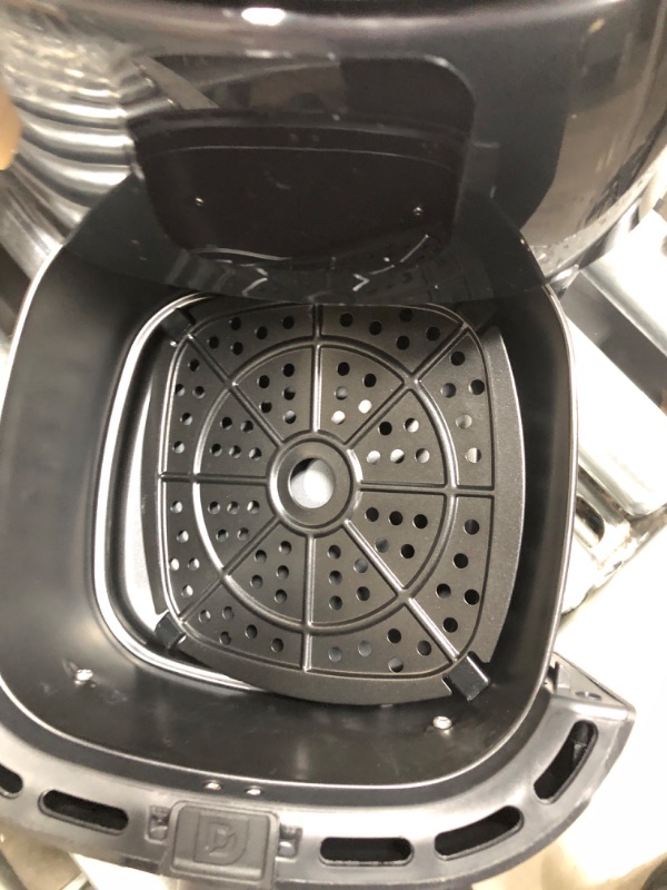 Photo 1 of DASH Tasti-Crisp Digital Air Fryer with AirCrisp Technology, Custom Presets, Temperature Control, and Auto Shut Off Feature, 2.6 Quart - Black
