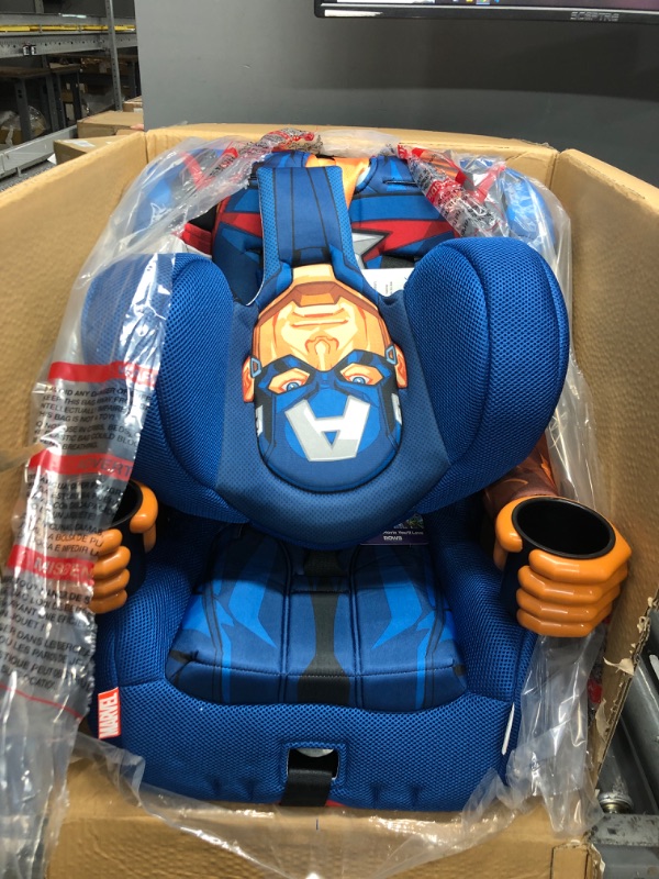 Photo 1 of Disney KidsEmbrace Friendship Combination Toddler Harness Booster Car Seat, Marvel Captain America