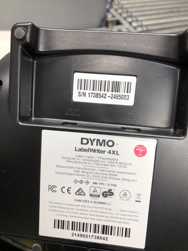 Photo 3 of **PARTS ONLY!! DYMO 1755120 LabelWriter 4XL Thermal Label Printer 4XL Machine