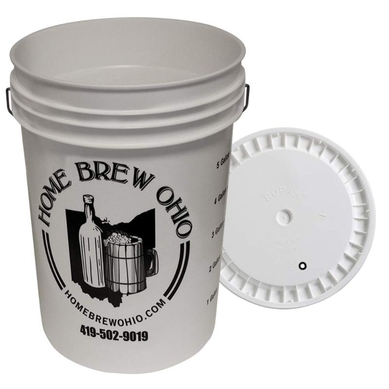 Photo 1 of 6.5 Gallon plastic fermenter with lid
