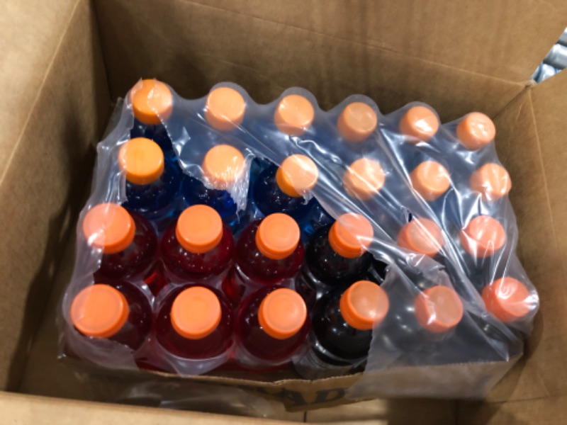 Photo 2 of ****expiration date not specified***
(24 Count) Gatorade Thirst Quencher Sports Drink Variety Pack, Fruit Punch and Cool Blue, low sugar