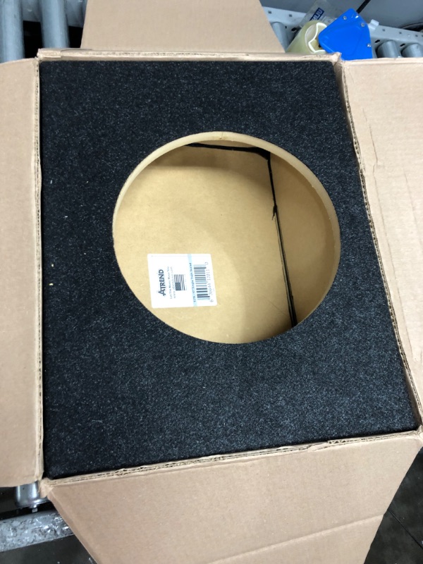 Photo 3 of Bbox Single Sealed 12 Inch Subwoofer Enclosure - Car Subwoofer Boxes & Enclosures - Made in USA Premium Subwoofer Box Improves Audio Quality, Sound & Bass - Nickel Finish Subwoofer Terminals - Black