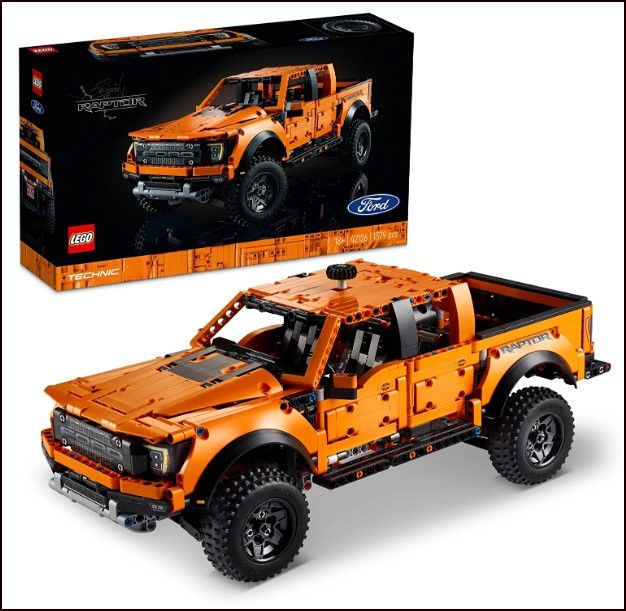 Photo 1 of LEGO Technic Ford F-150 Raptor 42126 Model Building Kit; Enjoy an Immersive Build Recreating The Features and Functions of The Powerful Ford F-150 Raptor Pickup Truck (1,379 Pieces)
