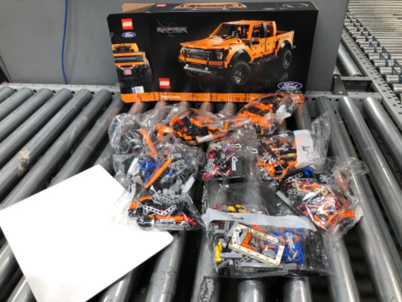 Photo 2 of LEGO Technic Ford F-150 Raptor 42126 Model Building Kit; Enjoy an Immersive Build Recreating The Features and Functions of The Powerful Ford F-150 Raptor Pickup Truck (1,379 Pieces)
