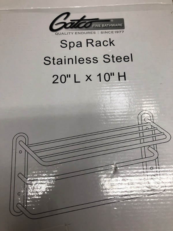 Photo 1 of SHOWER RACK 20X10 " 