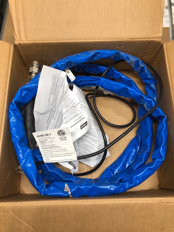 Photo 2 of Camco Heated Drinking Water Hose, - 20° F, 12-Foot, 5/8-Inch ID 12' Cold Weather (Freeze Protection to - 20?F) Frustration-Free Packaging