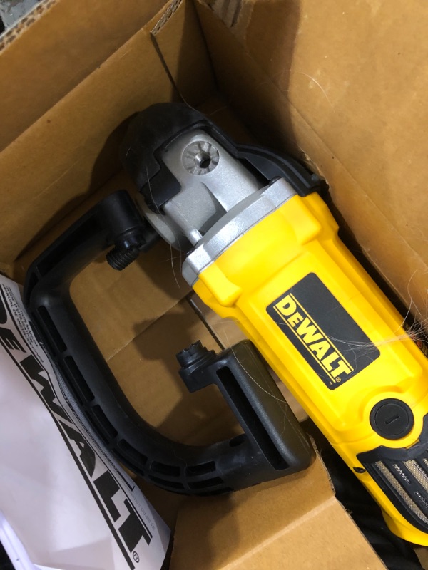 Photo 4 of **USED-ITEM**
DEWALT Buffer/Polisher, Variable Speed, Soft Start, 7-Inch/9-Inch (DWP849X) , Yellow