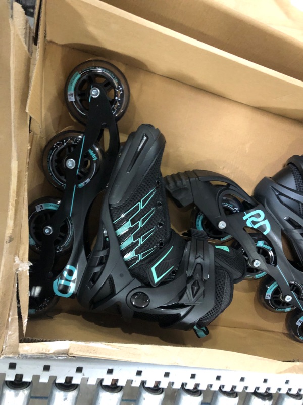 Photo 4 of **size 5 **
Roller Derby Aerio Women's Inline Skates 5 Black/Teal