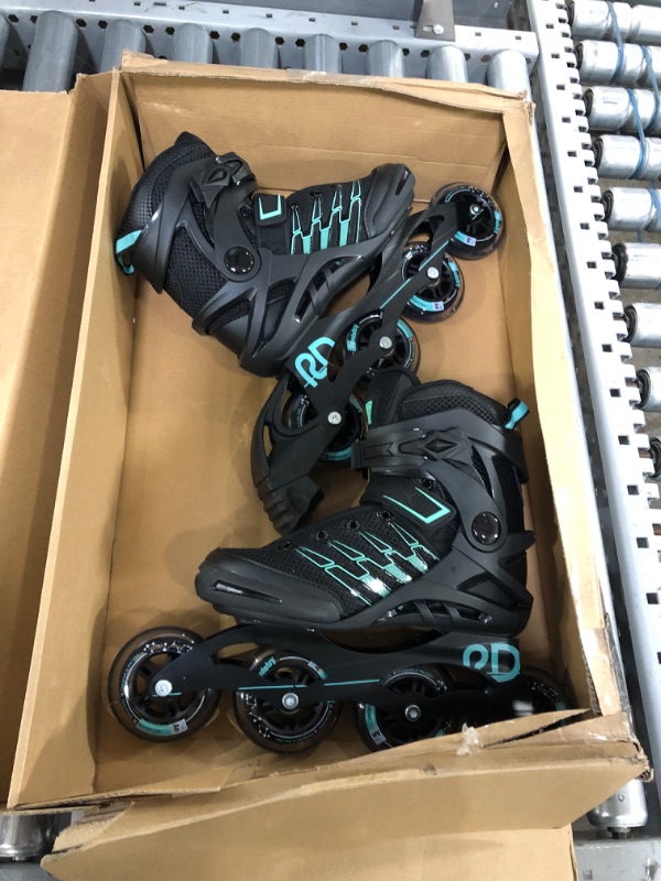 Photo 3 of **size 5 **
Roller Derby Aerio Women's Inline Skates 5 Black/Teal