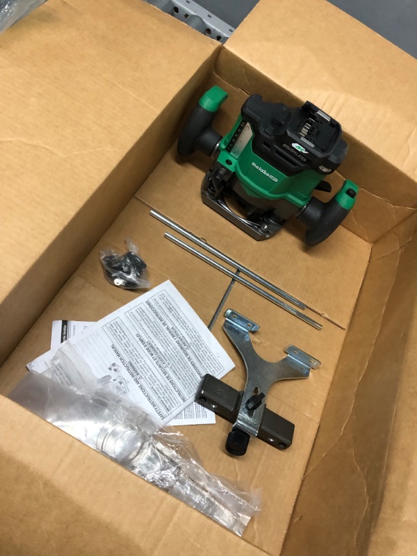 Photo 5 of **opened**
Metabo HPT 36V MultiVolt™ Cordless Plunge Router (Tool Only) w/ 36V MultiVolt™ Battery and Charger Kit M3612DAQ4 (Tool Only) w/ 36V MultiVolt™ Battery & Charger Kit