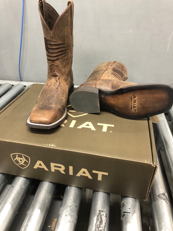 Photo 4 of ARIAT Men's Circuit Patriot Western Boot 8.5 Weathered Tan