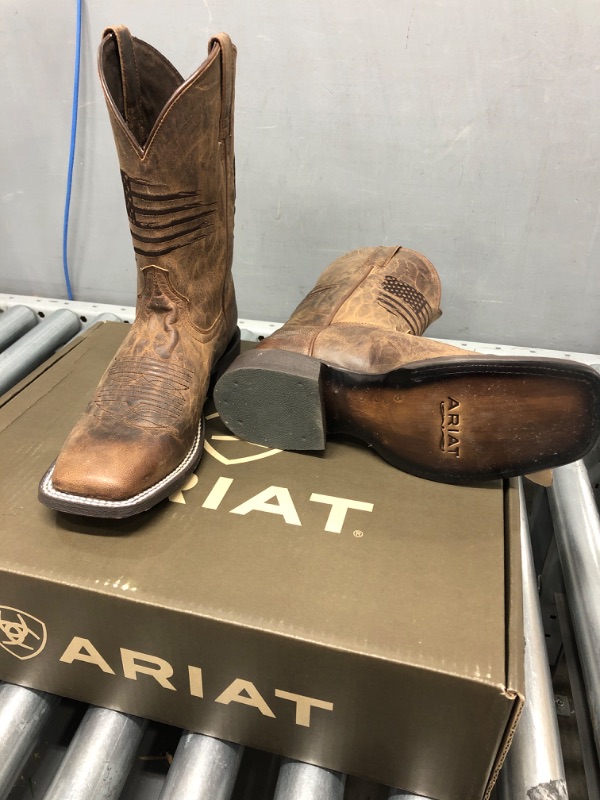 Photo 5 of ARIAT Men's Circuit Patriot Western Boot 8.5 Weathered Tan