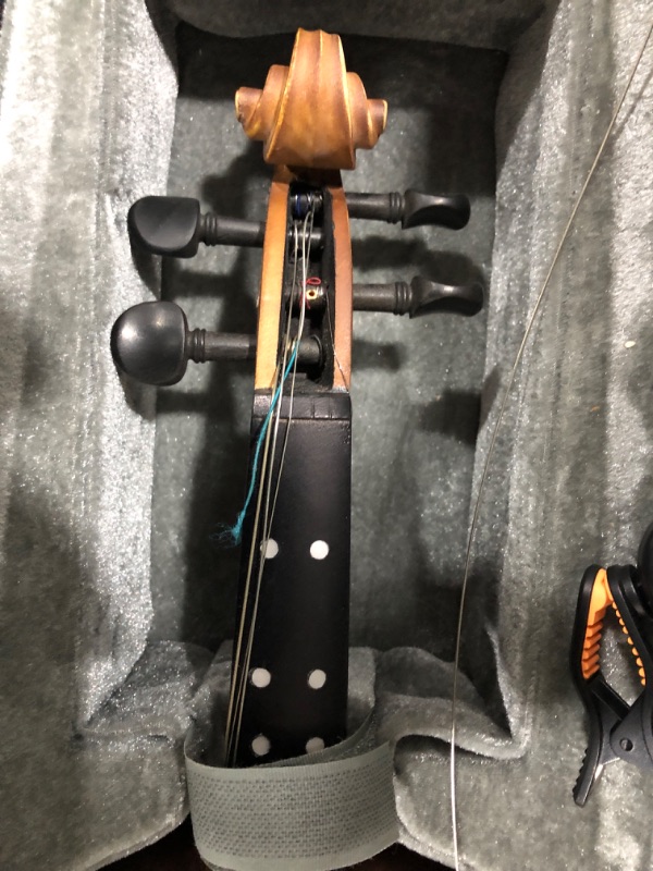 Photo 4 of Eastar 1/2 Violin Set Half Size Fiddle EVA-3 Matte for Beginners with Hard Case, Rosin, Shoulder Rest, Bow, and Extra Strings (Imprinted Finger Guide on Fingerboard)
