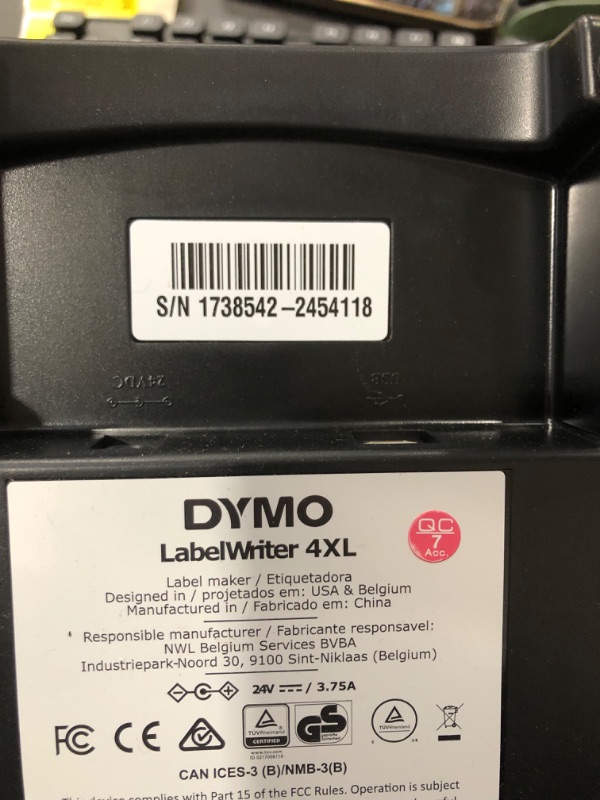 Photo 2 of DYMO 1755120 LabelWriter 4XL Thermal Label Printer 4XL Machine