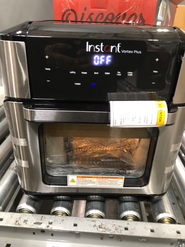 Photo 7 of Instant Vortex Plus 10-Quart Air Fryer, From the Makers of Instant Pot, 7-in-10 Functions, with EvenCrisp Technology, App with over 100 Recipes, Stainless Steel 10QT Vortex Plus