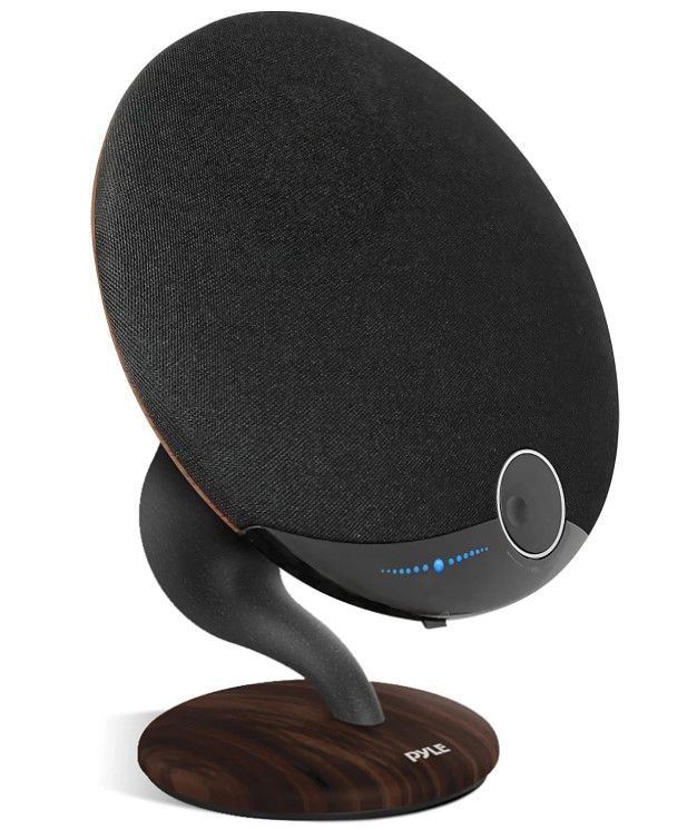 Photo 1 of Pyle Portable Bluetooth Gramophone 2.1 HI-FI Wireless Streaming Speaker - Superior Bass Subwoofer - TWS Stereo Sound, DSP, Innovative Tech Surround, AUX-in, Touch Control, Artistic Design - PGMSP100
