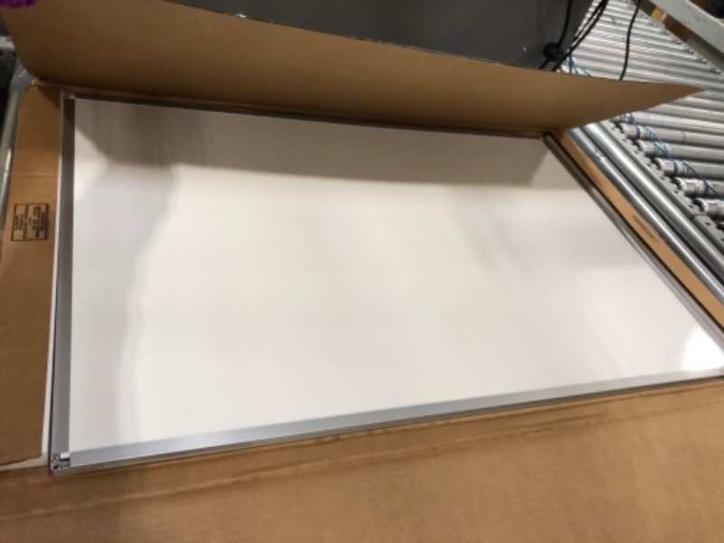 Photo 2 of Mead Whiteboard, White Board, Dry Erase Board, 3' x 2', Silver Aluminum Frame (85356)