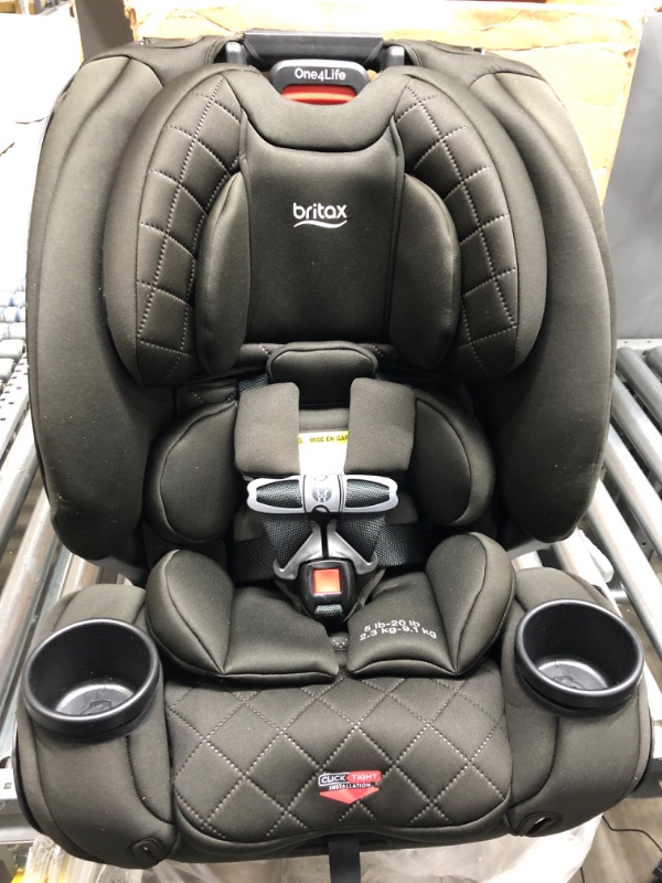 Photo 4 of Britax One4Life ClickTight All-in-One Car Seat, Black Diamond