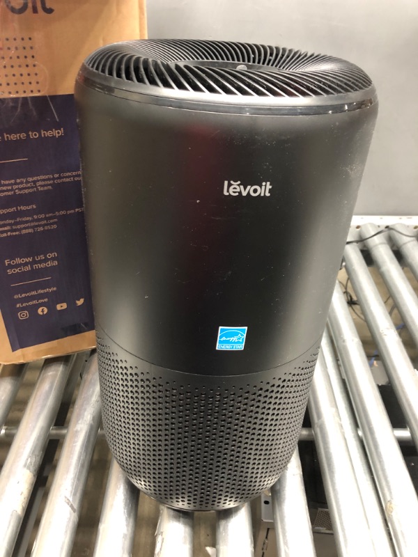 Photo 4 of LEVOIT Air Purifiers for Home Large Room, Smart WiFi and PM2.5 Monitor H13 True HEPA Filter Removes Up to 99.97% of Particles, Pet Allergies, Smoke, Dust, Auto Mode, Alexa Control, 990 sq.ft, Black Core 400S Black Air Purifiers