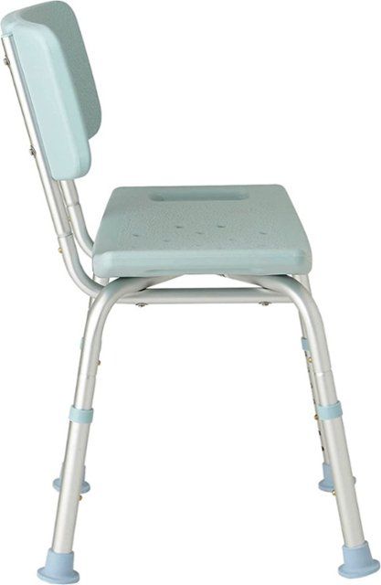 Photo 1 of  Tub Shower Chair With Microban Antimicrobial Protection, for Use as A Shower Bench or Bath Seat - Light Blue