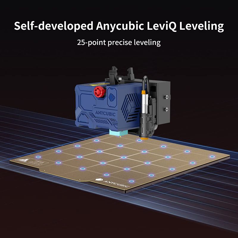 Photo 1 of Anycubic Kobra 3D Printer Auto Leveling, FDM 3D Printers with Self-Developed ANYCUBIC LeviQ Leveling and Removable Magnetic Platform for DIY Home School...
