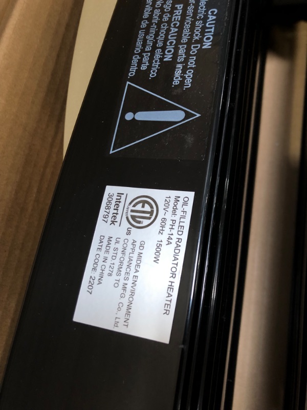 Photo 1 of PELONIS Oil Filled Radiator Heater Luxurious Champagne Portable Space Heater with Programmable Thermostat, 10H Timer, Remote Control, Tip Over&Overheating Functions, Quiet Heater for Home Office Oil Radiator Champagne