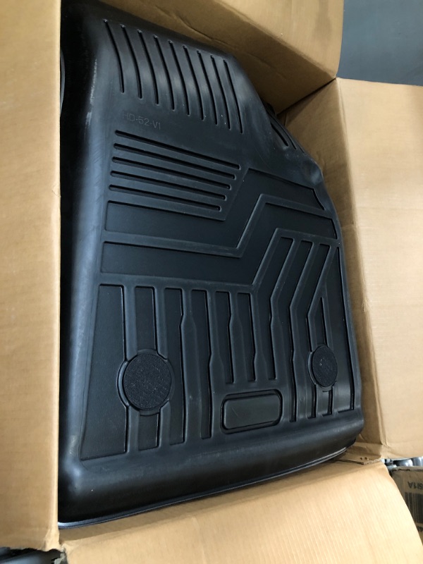 Photo 2 of (6 Pack) Tesla Model Y Floor Mats 2023 2022 2021 2020 3D Full Cover Front Rear Trunk Mats Custom Fits Floor Liners for Tesla Model Y Accessories All-Weather Protect Rear Cargo Liner Mats Model Y ?6 Pack?Floor+Cargo+Trunk Mats