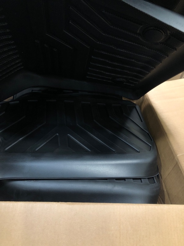 Photo 3 of (6 Pack) Tesla Model Y Floor Mats 2023 2022 2021 2020 3D Full Cover Front Rear Trunk Mats Custom Fits Floor Liners for Tesla Model Y Accessories All-Weather Protect Rear Cargo Liner Mats Model Y ?6 Pack?Floor+Cargo+Trunk Mats