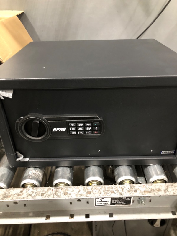 Photo 1 of RPNB Deluxe Safe and Lock Box,Money Box, Digital Keypad Safe Box,Steel Alloy Drop Safe, Keypad Lock,Perfect for Home Office Hotel Business Jewelry Gun Cash Use Storage,1.0 Cubic Feet 9.04"×16.90"×14.54"