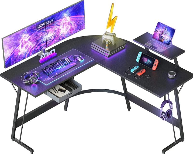 Photo 1 of CubiCubi L Shaped Gaming Desk, 51.2" Home Office Gaming Desk