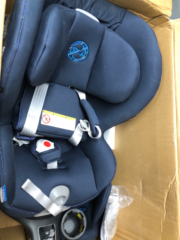 Photo 2 of Cybex Sirona S Rotating Convertible Car Seat with SensorSafe 2.1, Children Newborn to Four Years, Easy Child Load, Infant Baby Toddler Preschooler, Indigo Blue Car Seat Indigo Blue