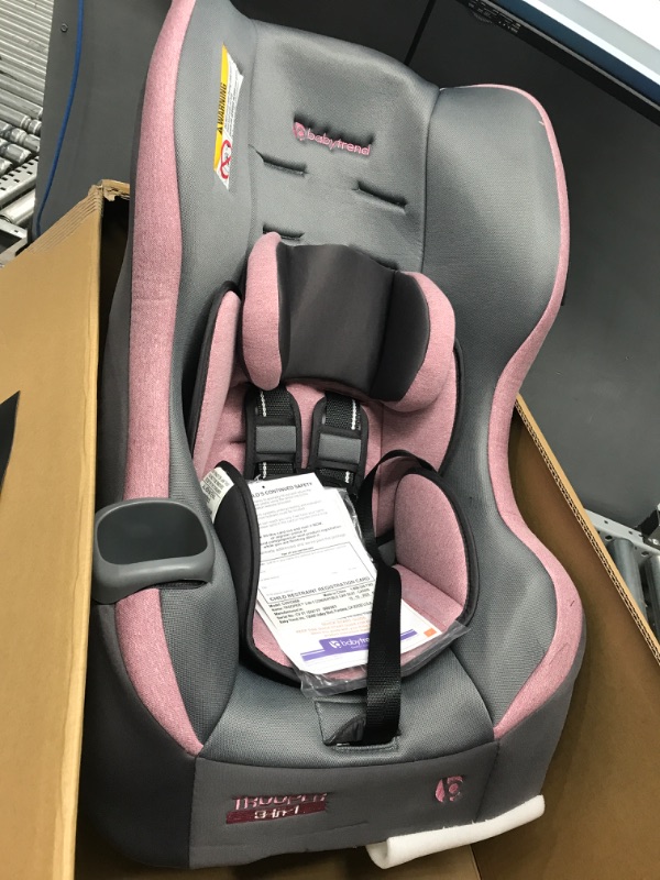 Photo 2 of Baby Trend Trooper 3-in-1 Convertible Car Seat, Cassis Pink