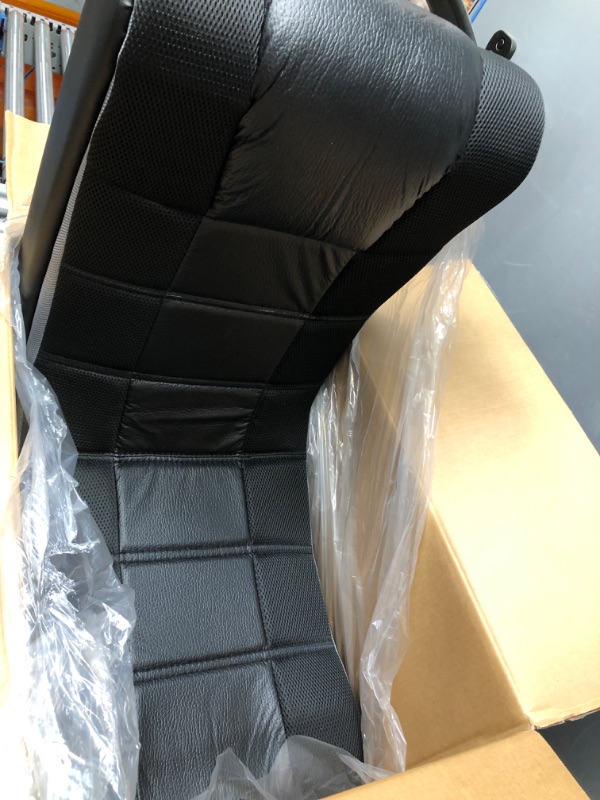 Photo 2 of Ace X Rocker, , V Rocker SE Black Foam Floor Video Gaming Chair, 25.2 x 18.4 x 16.4, Black