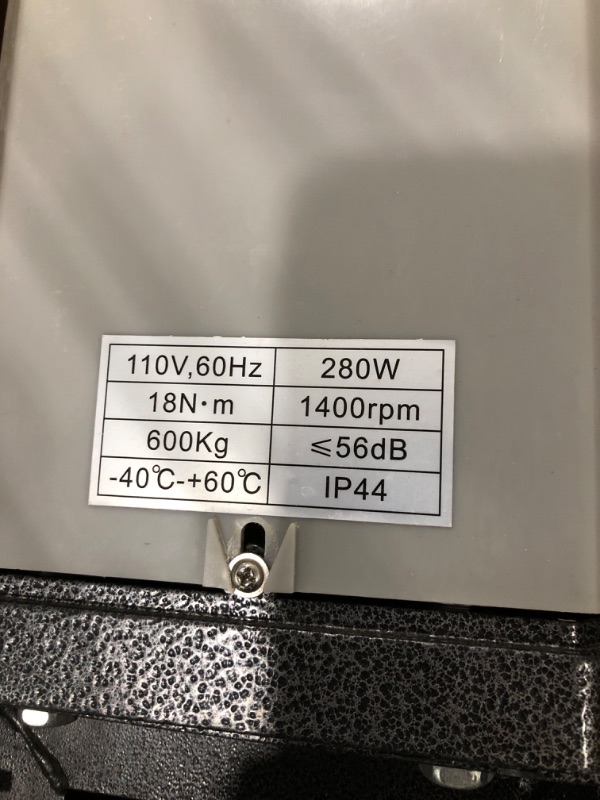 Photo 3 of *** USED *** **** MISSING COMPONENTS **** ****UNABLE TO TEST ****
JIELI JY7 Automatic Sliding Gate Opener with 4 Remote Controls, Gate Operator Hardware Kit for Sliding Gate up to 1400 Pounds,Electric Rolling Driveway Slide Gate Motor 1400lbs gate opener