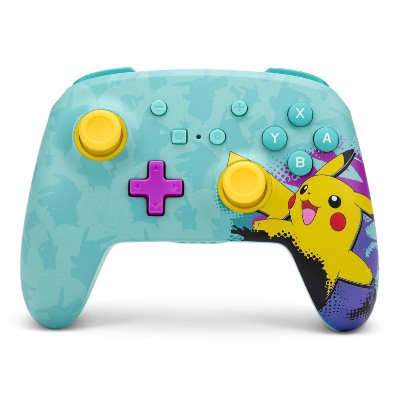 Photo 1 of PowerA Enhanced Wireless Controller for Nintendo Switch - Pikachu Paint
