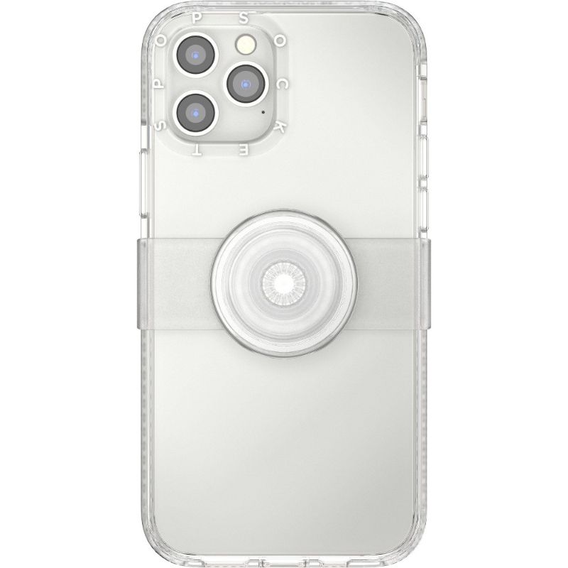 Photo 1 of PopSockets PopCase and Slide - Designed for iPhone 12/12 Pro - Clear
