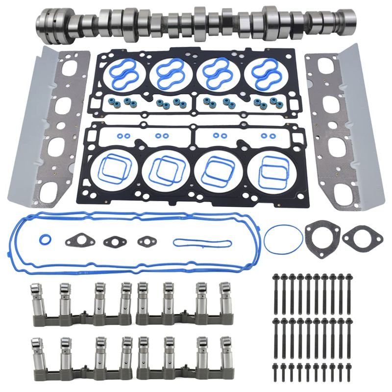 Photo 1 of *INCOMPLETE* MDS Lifters Camshaft Head Gasket Kit Replacement for 2009-2018 Jeep Dodge Chrysler 5.7L V8 HEMI Engine 53022372AA 53021726AE 53021726AD GELUOXI MDS Lifters Camshaft Kit