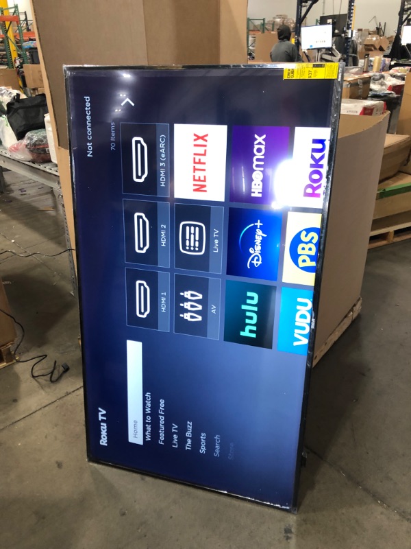 Photo 4 of RCA 65-inch 4K UHD Roku Smart Flat Screen LED TV, 2022 Model