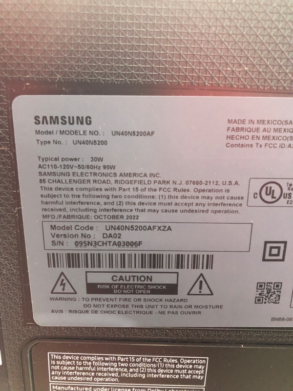 Photo 5 of SAMSUNG 40-inch Class LED Smart FHD TV 1080P (UN40N5200AFXZA, 2019 Model)
