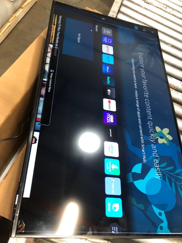 Photo 2 of SAMSUNG 43-Inch Class Crystal 4K UHD AU8000 Series HDR, 3 HDMI Ports, Motion Xcelerator, Tap View, PC on TV, Q Symphony, Smart TV with Alexa Built-In (UN43AU8000FXZA, 2021 Model)
