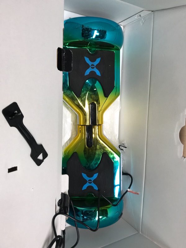 Photo 2 of NONFUNCTIONAL-Hover-1 - Horizon Electric Self-Balancing Scooter w/8.4 mi Max Operating Range & 7.45 mph Max Speed - Blue Green Iridescent
