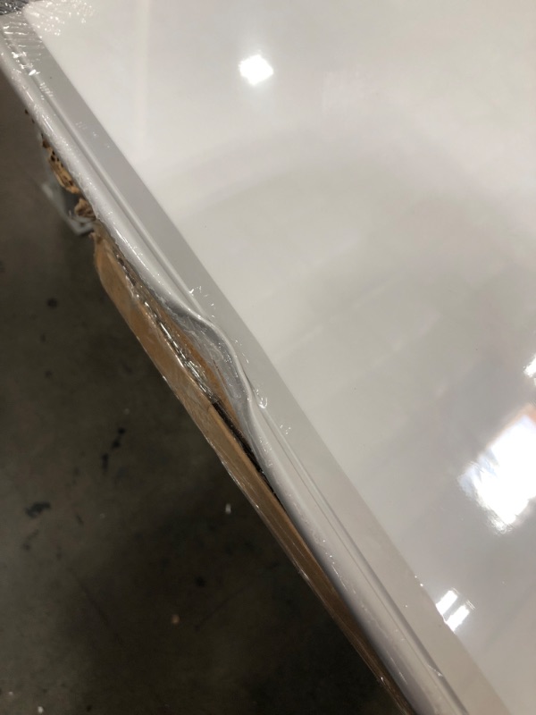 Photo 1 of DENTED FRAME**Amazon Basics Magnetic Dry Erase White Board, 35 x 47-Inch Whiteboard - Silver Aluminum Frame 35" x 47" Magnetic, Aluminum Frame