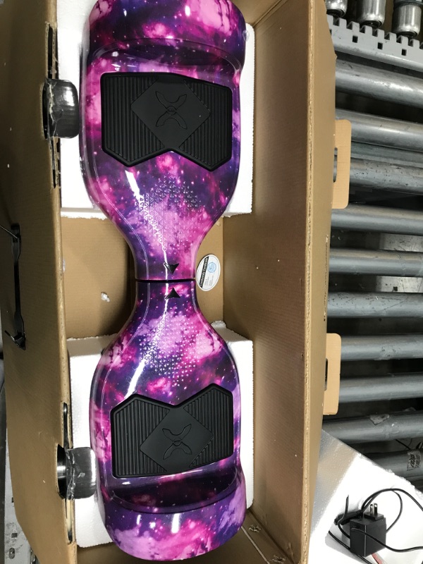 Photo 3 of *Not functional-see notes* Hover-1 Helix Electric Hoverboard | 7MPH Top Speed, 4 Mile Range, 6HR Full-Charge, Built-in Bluetooth Speaker, Rider Modes: Beginner to Expert Hoverboard Galaxy