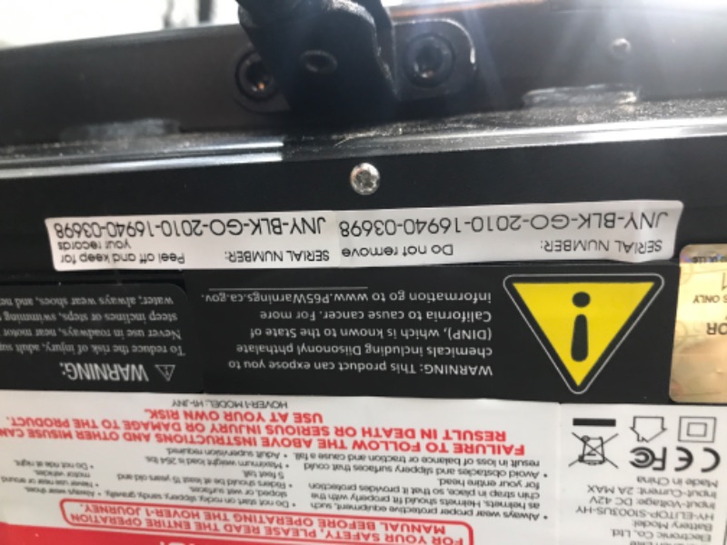 Photo 1 of NOT FUNCTIONAL: Hover-1 Journey Electric Scooter | 14MPH, 16 Mile Range, 5HR Charge, LCD Display, 8.5 Inch High-Grip Tires, 220LB Max Weight, Cert. & Tested - Safe for Kids, Teens, Adults Black 42.5 x 16.5 x 44.8 inches
