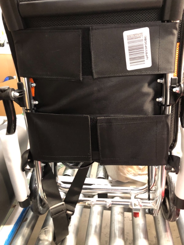 Photo 6 of **used-missing black bag**
Transport Wheelchairs for Adults, Portable Folding Travel Wheelchair, Ultra-Light Wheelchair for The Elderly, Children (Seat Width 16in)