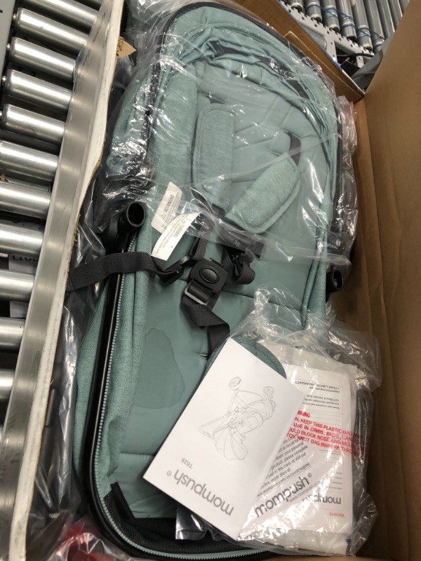 Photo 1 of Mompush Wiz 2-in-1 Baby Stroller with Bassinet Mode - Foldable Infant Stroller to Explore More as a Family - Toddler Stroller with Reversible Stroller Seat - Travel System Compatible Stroller Sage