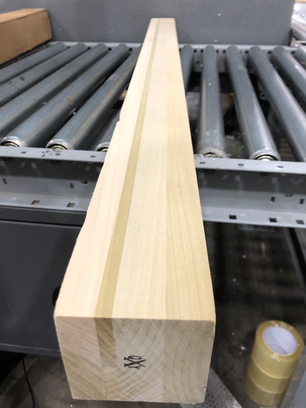 Photo 3 of 300N - Notched Newel - 3" x 48" - Clean Routed Design - Paint-Grade (Poplar)