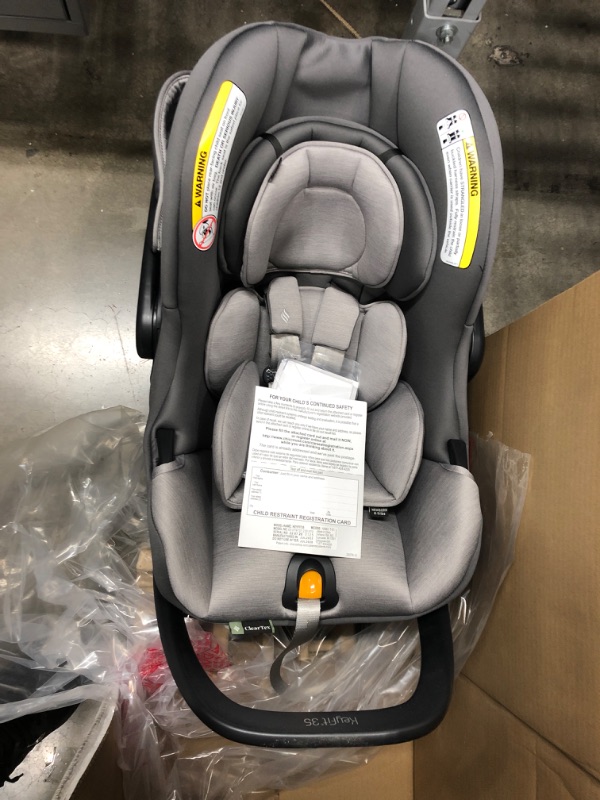 Photo 3 of Chicco KeyFit 35 ClearTex Infant Car Seat - Cove | Grey With ClearTex® No Chemicals Cove/Grey