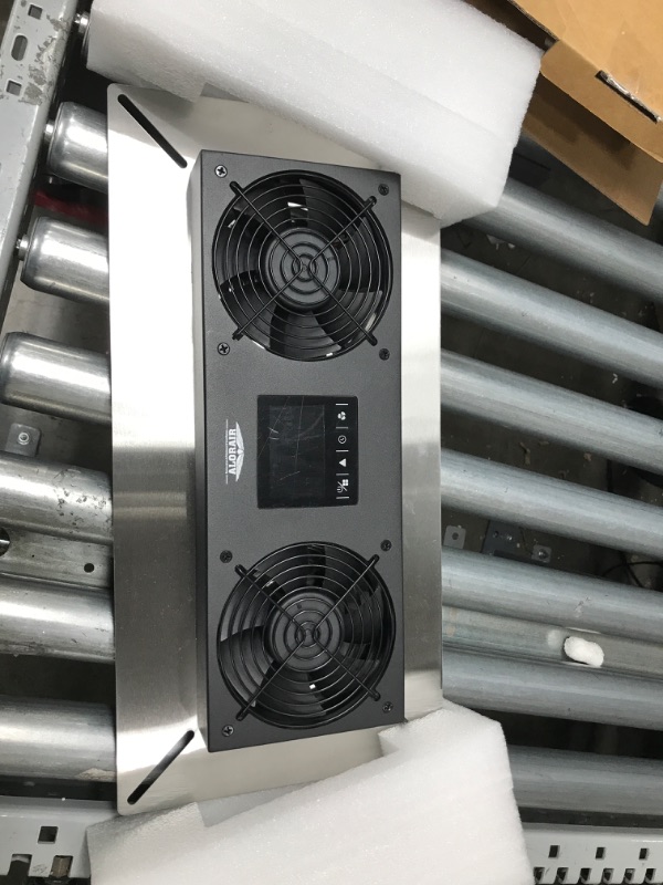 Photo 1 of ALORAIR Crawlspace Ventilation Fan, Crawlspace Fan vent with Temperature Humidity Controller, Timing Cycle, Speed Control, for garage, shed, crawl space, basements, 240CFM (Air-out)
