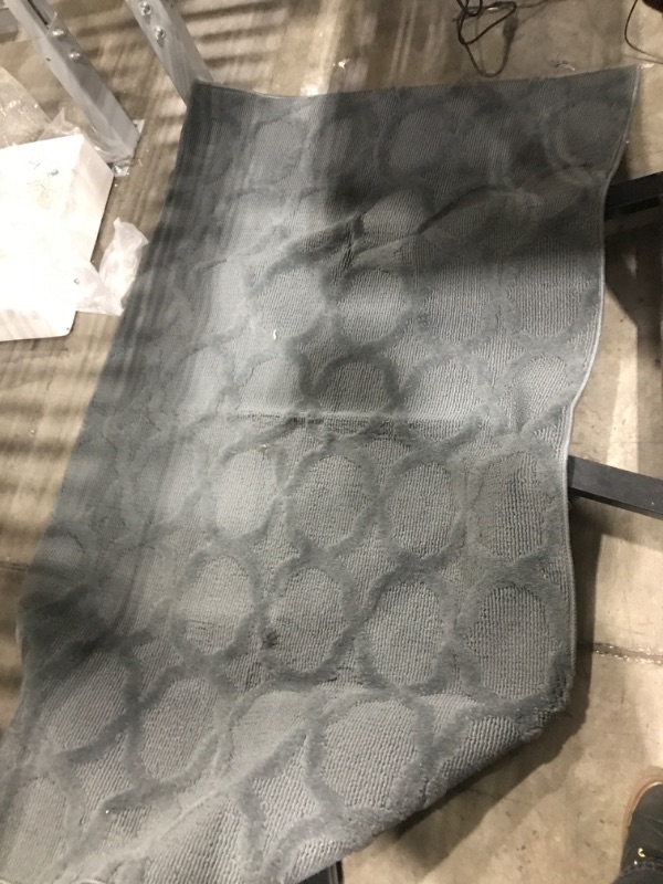 Photo 1 of 3' x 5' grey runner rug 